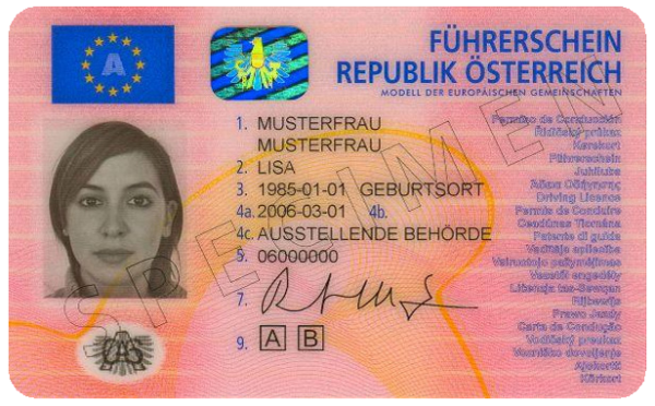 Führerschein Österreich Kaufen