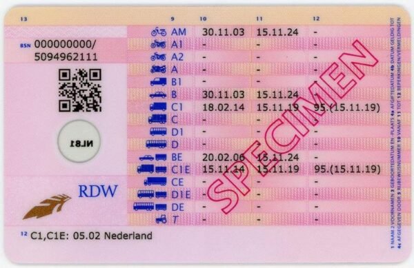 Rijbewijs kopen – Netherlands Driving Licence - Image 2